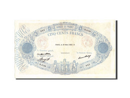 Billet, France, 500 Francs, 500 F 1888-1940 ''Bleu Et Rose'', 1933, 1933-03-30 - 500 F 1888-1940 ''Bleu Et Rose''