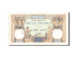 Billet, France, 1000 Francs, 1 000 F 1927-1940 ''Cérès Et Mercure'', 1937 - 1 000 F 1927-1940 ''Cérès Et Mercure''