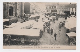 62 PAS DE CALAIS - FAUQUEMBERGUE Grand'place Un Jour De Marché - Fauquembergues