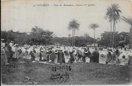 CPA Guinée Colonies Françaises Afrique Noire Ethnic Non Circulé Conakry Fête - Guinée Française