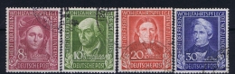 Bund: 1949  Mi 117 - 120 Used Obl Gestempelt - Gebruikt