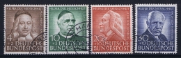 Bund: 1953  Mi  173 - 176  Used Obl Gestempelt - Oblitérés