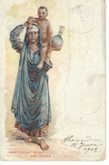 Egypte- Femme Portant Un Enfant -  Porteuse D'eau-  Bel Affranchissement. Janvier 1902- Marcophilie- YT N° 41 - - Persone