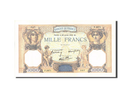 Billet, France, 1000 Francs, 1 000 F 1927-1940 ''Cérès Et Mercure'', 1938 - 1 000 F 1927-1940 ''Cérès Et Mercure''