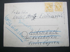 1945 , GLÜCKSBURG , Klarer Stempel Auf Brief - Covers & Documents