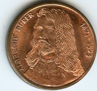 Médaille Jeton Allemagne Germany Albrecht Dürer 1971 - Professionnels/De Société