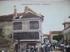 CPA 78 Yvelines Chanteloup L'abreuvoir Animée Colorisée - Chanteloup Les Vignes