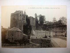 Delcampe - Carte Postale Clisson (44) Le Chateau Vue Prise Du Pont  (Petit Format Non Circulée  ) - Clisson