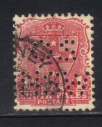 Y34 - NEW SOUTH WALES , 1 Pence Punctured Perfin OS NSW Usato - Usados