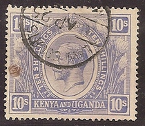 KENIA & UGANDA 1922/27 - Yvert #17 - VFU - Kenya & Oeganda