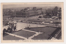 CPA PARIS 75 Perspective Sur Le Louvre N°75 - Louvre