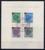 French Occ. Zone  Württemberg  Bl Nr 1  Used  Obl Gestempelt   Has A Thin   01-03-1949 - Wurtemberg