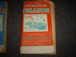 CATALOGUE  THIAUDE  1958 - France