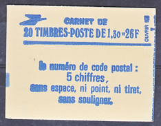 France 2059 C4a  Conf 8 Carnet Sabine Ouvert  Neuf ** TB MNH  Sin Charnela Cote 75 - Modernos : 1959-…