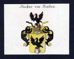 Stockar Von Neufern - Stockar Neufern Wappen Adel Coat Of Arms Heraldry Heraldik Kupferstich - Estampes & Gravures