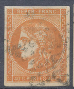 Stamp,Timbre  France 1870-71 Ceres 40c Imperf Used Lot13 - 1870 Emisión De Bordeaux