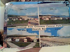 ENGLAND  WALES GREENWAY  CARAVAN PARK RULOTTE  OXWICH BAY E BEACH VB1963 FW9516 - Contea Sconosciuta