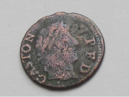 Denier Tournois à Identifier GASTON    ***** EN ACHAT IMMEDIAT ***** - 1610-1643 Luigi XIII Il Giusto