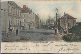 Termonde.  -   Boulevard Léopold.   1903  (met Kreukjes)  -   Dendermonde - Dendermonde