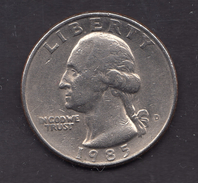 1985 Quarter Dollar - 1932-1998: Washington