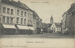 Termonde.   -  Marché Au Lin  -  1900 - Dendermonde