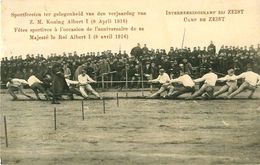 Cpa Camp De ZEITS - Fêtes Sportives Anniversaire SM Le Roi Albert 1er 1916 - Interneeringskamp Bij ZEIST - Zeist