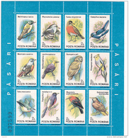 #162    BIRDS, CLIMBING BIRDS,   Mi. 4678/4701    12 STAMPS     1991,  MNH**, ROMANIA. - Specht- & Bartvögel