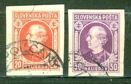 Etat Slovaque - SLOVAQUIE - Monseigneur Andrej Hlinka - N° 24-25 - 1939 - Gebraucht