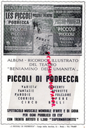 THEATRE DES PICCOLI DI PODRECCA- ITALIE- ROMA- INGRID BERGMAN- GRETA GARBO-FAUST-IL GATTO- HARPE- RUMBA- - Programma's