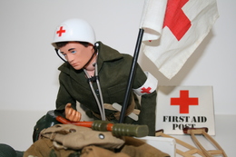 Vintage ACTION MAN : MEDIC - + LEAFLET - Original Hasbro 1970 - Palitoy - GI JOE - Action Man