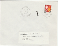 Saint-François Guadeloupe 1966 - Lettre Brief Cover - Covers & Documents