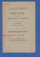 Livret De 1899 - à Propos De JEANNE D'ARC Champenoise - Réponse à Msgr TURINAZ évêque De Nancy Par E. Misset Professeur - Lorraine - Vosges