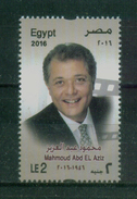 EGYPT / 2016 / MAHMOUD ABD EL AZIZ / FAMOUS EGYPTIAN CINEMA STARS / FILM / ACTORS / CINEMA / MOVIES / MNH / VF - Unused Stamps