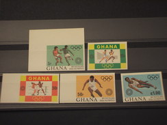 GHANA - 1972 OLIMPIADI  5 VALORI ND- NUOVI(++) - Maldives (...-1965)
