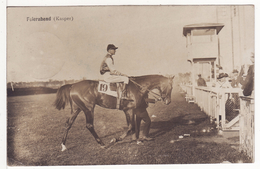 Carte Postale Photo BERLIN-TEMPELHOF (Allemagne) Fin Course EQUITATION Pour Le Cheval "Kasper" Et Son Jockey - Sonstige & Ohne Zuordnung