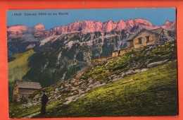 DUV-12  Ebenalp Am Säntis, Schwende, Kanton Appenzell Innerrhoden.  Belebt. Stempel Absch R. Wildkirchli - Appenzell