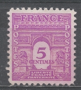 France 1944. Scott #475 (M) Arc De Triomphe - 1944-45 Triumphbogen