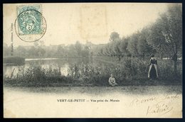 Cpa Du 91  Vert Le Petit  --  Vue Prise Du Marais   YPO6 - Vert-le-Petit