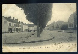 Cpa Du 91  Vert Le Petit  --  Place De La Mairie -- La Poste   YPO6 - Vert-le-Petit