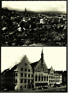 2 X Landshut An Der Isar  -  Panorama Und Rathaus  -  Ansichtskarten  Ca.1960    (6279) - Landshut