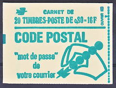 France 1893 C1a Conf 8 Carnet Marianne De Bequet Variété Point Verso Ouvert Neuf ** TB MNH  Sin Charnela - Modern : 1959-…