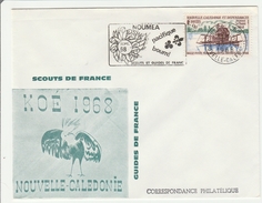 Nouméa 1968 - Flamme Scouts Pacifique - Storia Postale