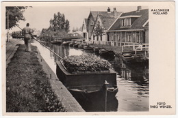 Aalsmeer - Transport Van Bloemen Naar De Veiling - Praam - 1954 - (Foto Theo Wenzel) - (Noord-Holland/ Nederland) - Aalsmeer