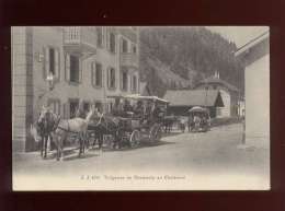 73 Diligence De Chamonix Au Chatelard édit. J.J. N° 2785  Attelage , Précurseur - Le Chatelard