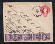 Brazil Brasil 1911 Uprated Stationery Envelope SOROCABA To BERLIN Germany - Briefe U. Dokumente