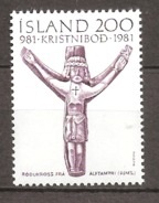 Island Iceland  1981 1000th Anniversary Of The Christianization Of Iceland, 573, MNH(**) - Nuevos