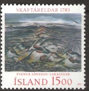 Island Iceland  1983 200th Anniversary Of The Eruption Of The Laki Crater, Mi 602, MNH(**) - Nuevos