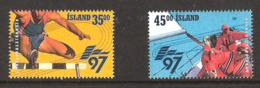 Island Iceland  1997 7. Sport Games Of European Small States, Reykjavík, Hurdles And Sailing  Mi 870-871, MNH(**) - Ongebruikt