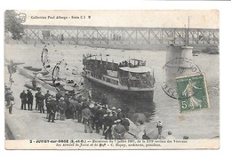 JUVISY-sur-ORGE (S.-et-O.) - Excursion Du 7 Juillet 1907, De La XVIe Section Des Vétérans Des Armées De Terre Et De Mer. - Juvisy-sur-Orge