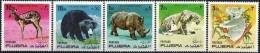 FUJEIRA, Animaux, Tigre, Koala, Ours, Rhinoceros. Yvert 792/96  ** MNH. - Otros & Sin Clasificación